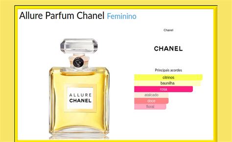 allure woman chanel notas olfativas